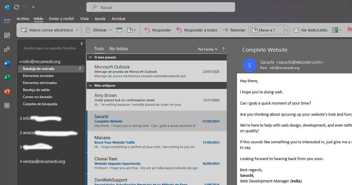 Outlook HestiaCP